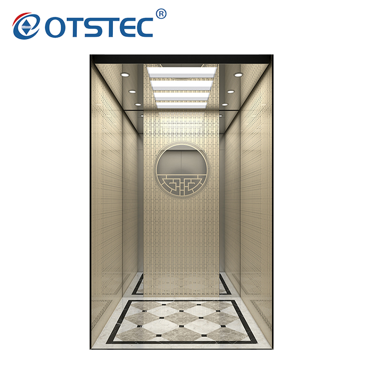 Customized Design Lift With Hairline Stainless Steel Passenger Elevator In China