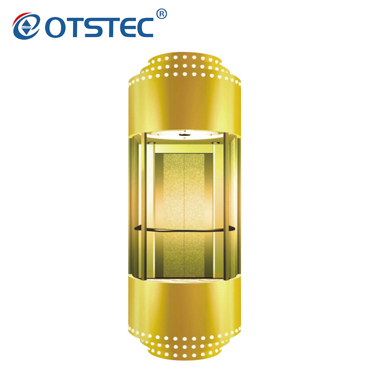 Outside Panoramic Capsule Glass Elevator Capsule Sightseeing elevators