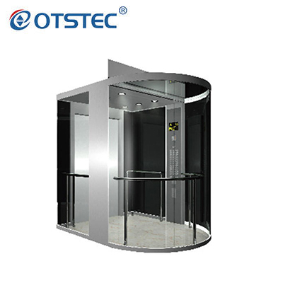 The most beautiful glass cabin panoramic elevator for residential building 