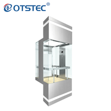 OTSTEC Glass Elevators High Quality Full Glass Sightseeing Panoramic Elevator